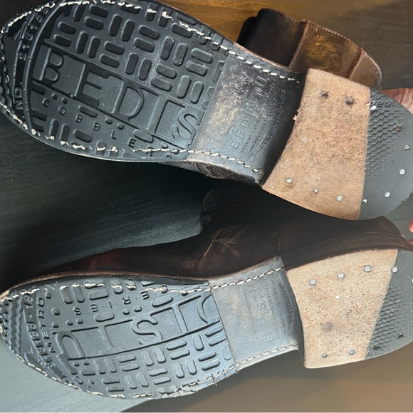 Bed Stu leather brown boots women’s sz 5.5 booties short boots - Picture 13 of 13